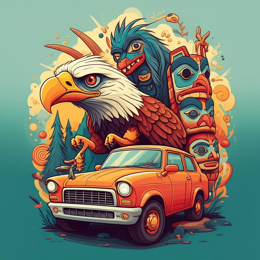 Echoes in the Mist: The Legend of Thunderbird and Wendigo in the Pacific Northwest