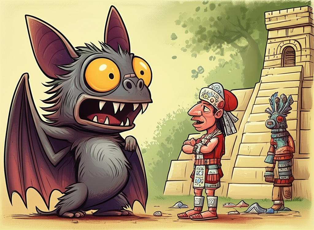 Echoes in the Stone: An Encounter with the Camazotz of Chichen Itza
