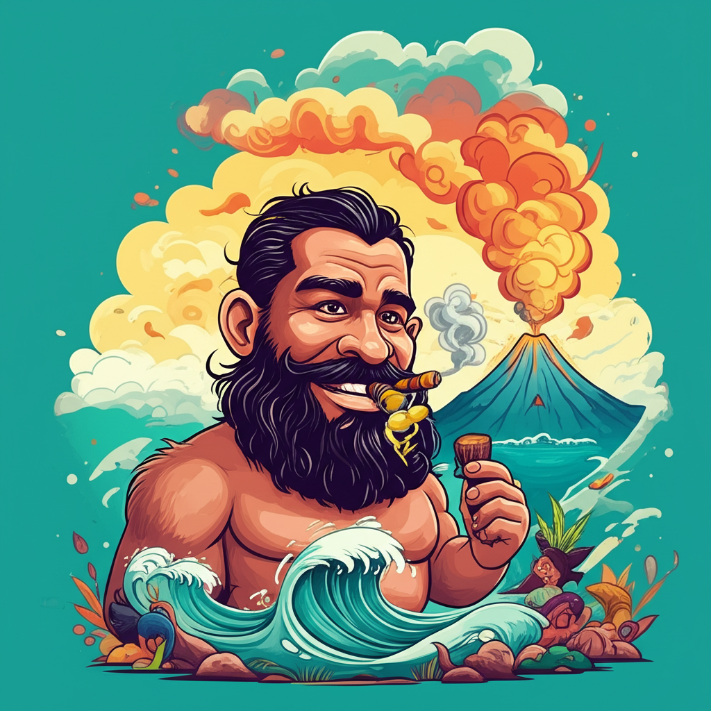 Echoes of Amanikable: The Kapre and the Majestic Mayon