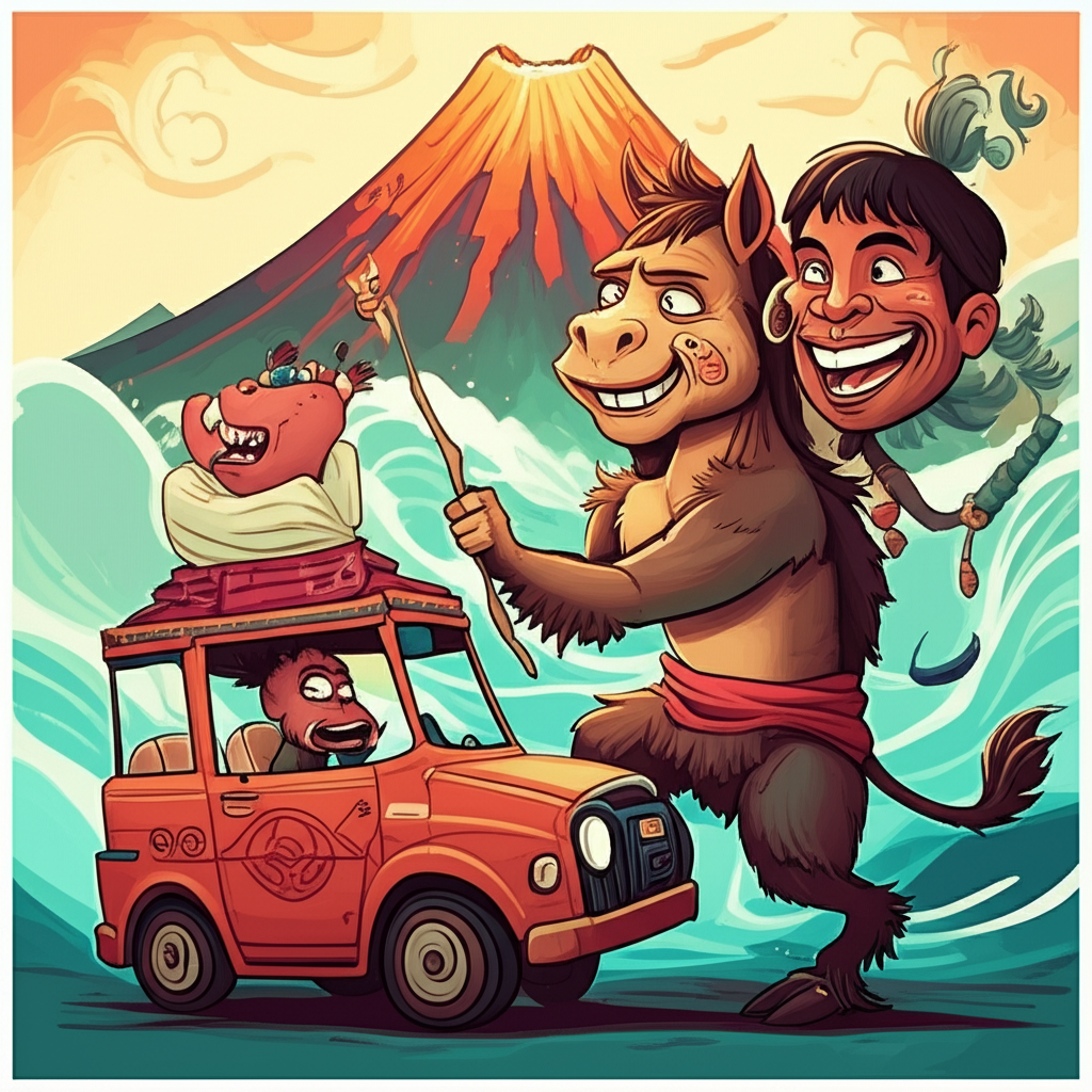 Echoes of Amanikable: The Tikbalang and the Fiery Heart of Mayon