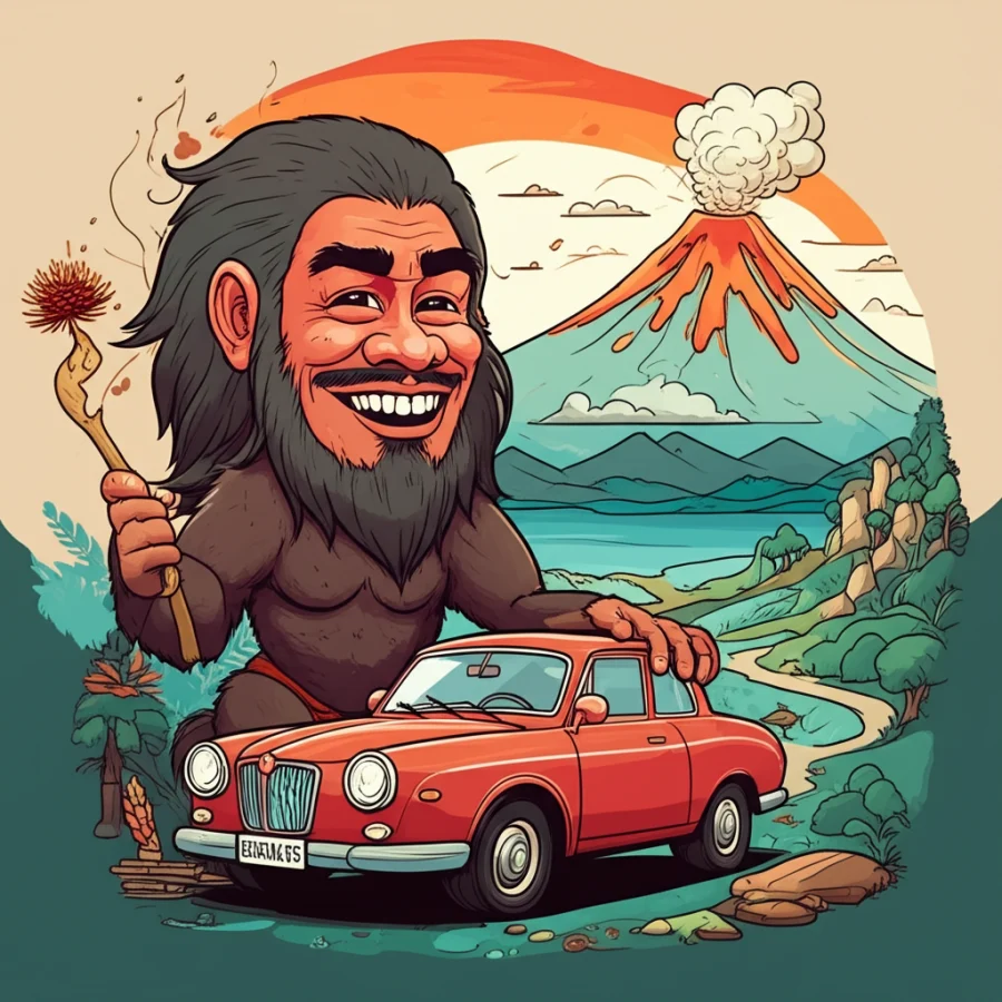 Echoes of Anitun Tabu: The Kapre’s Vigil by Mayon’s Fiery Heart