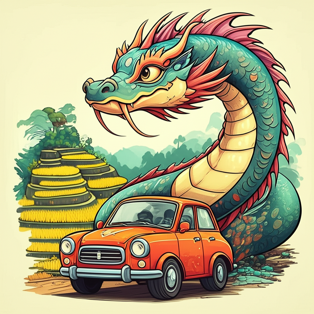 Echoes of Bathala – Bakunawa – Ifugao Terraces: A Mythological Exploration