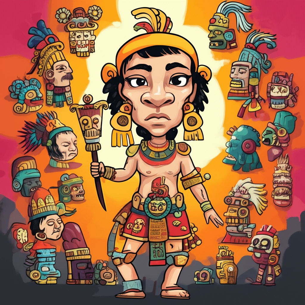 Echoes of Creation: The Five Suns and the Songs of Xibalba