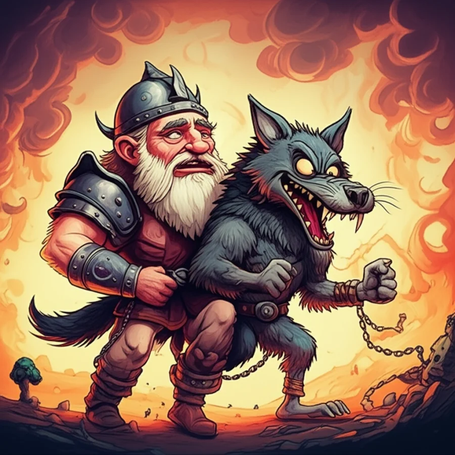 Echoes of Fire and Fury: The Binding of Fenrir and the Whispers of Muspelheim