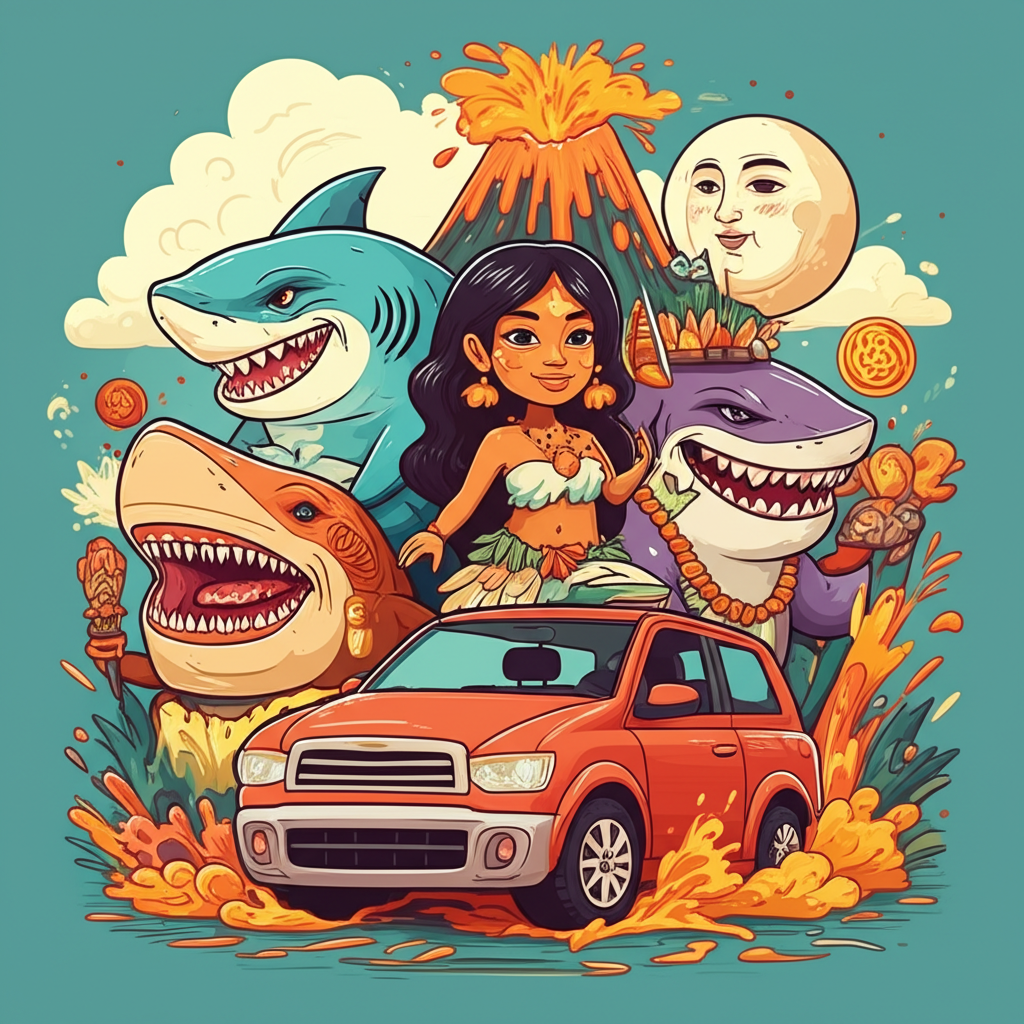 Echoes of Hina: Shark Gods and the Fiery Heart of Hawaiʻi