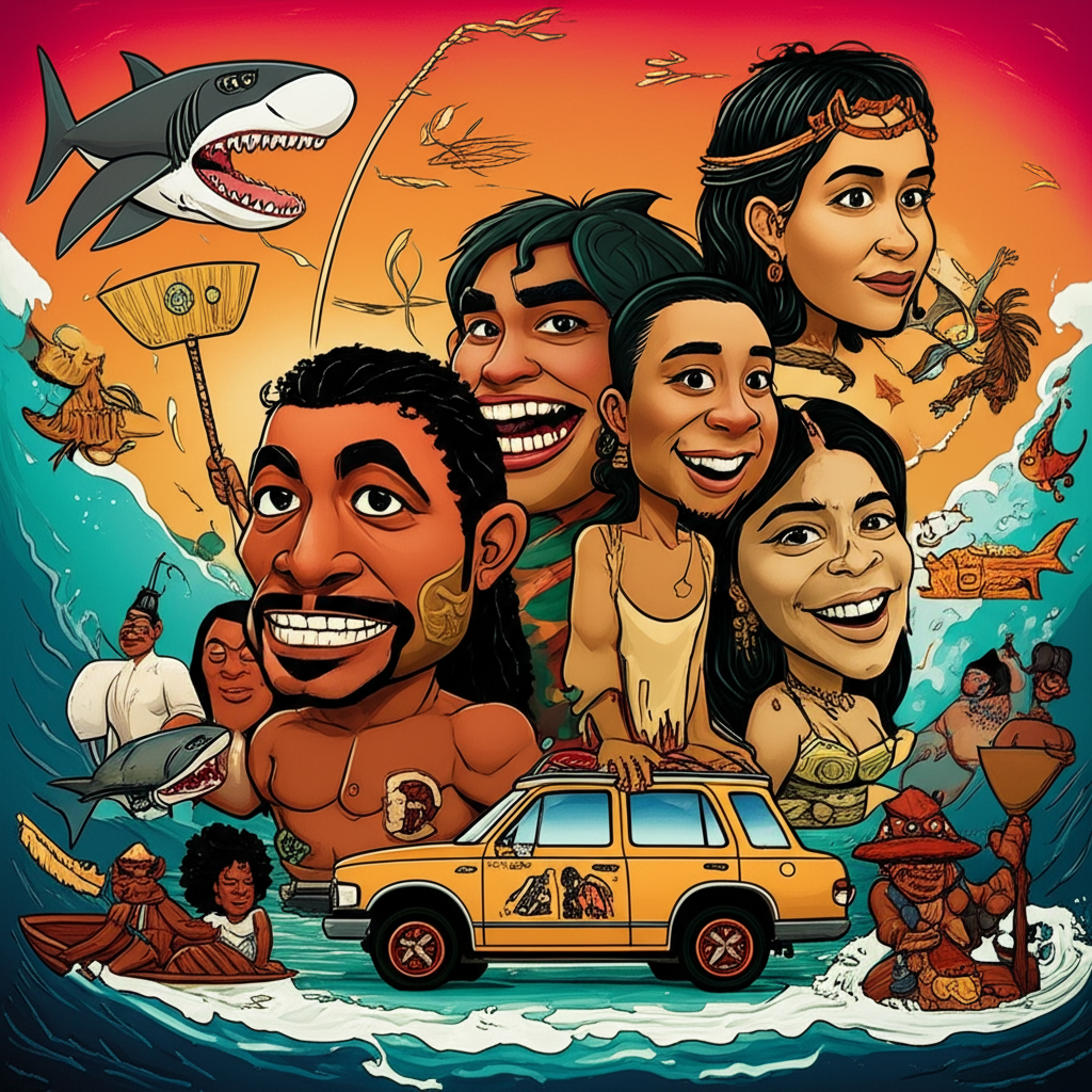 Echoes of Hina: Whispers of Shark Gods from Hawaiki