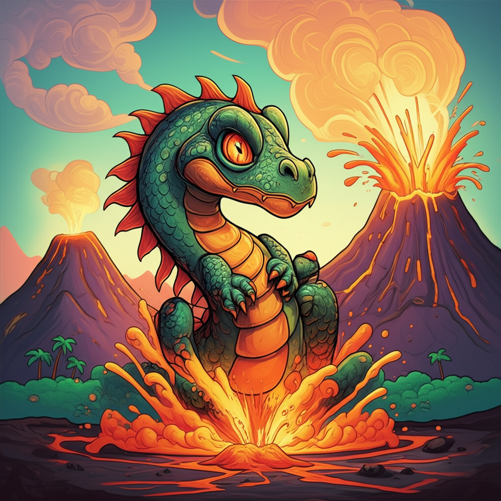 Echoes of Maui: Mo’o and the Fiery Heart of Hawai’i