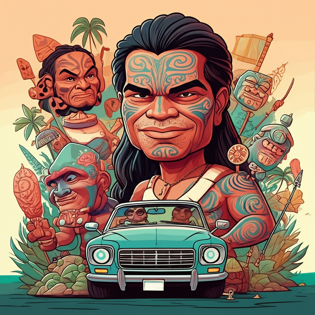 Echoes of Maui: Shark Gods of the Samoan Isles – A Tapestry of Ancient Tales