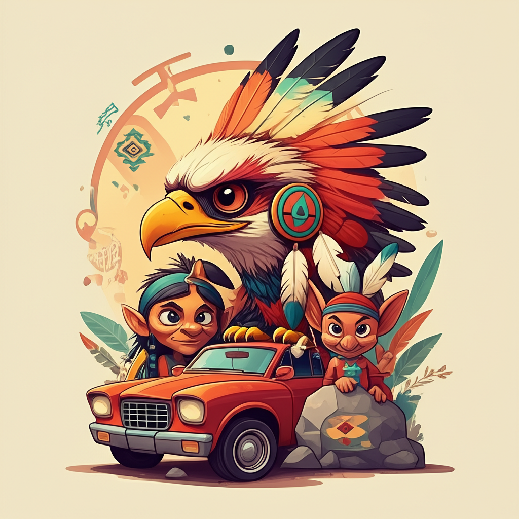 Echoes of Thunderbird: An Imaginative Journey Through Pukwudgie and the Navajo Nation