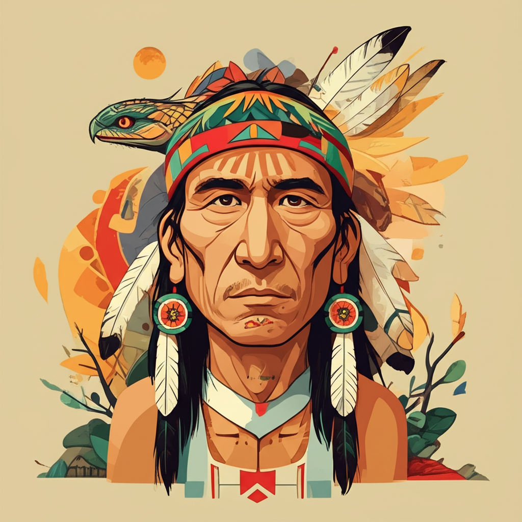 Echoes of Thunderbird, Horned Serpent, Great Plains: A Journey into Ancient Storytelling