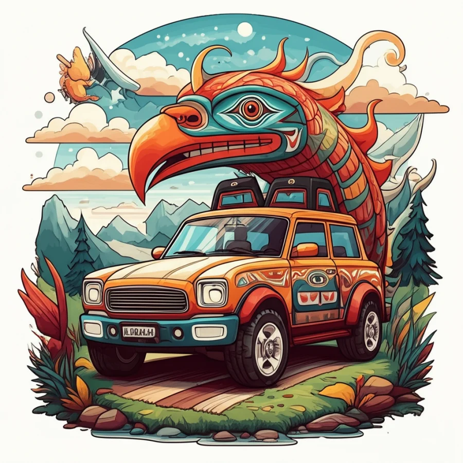 Echoes of Thunderbird, Horned Serpent: Whispers of the Pacific Northwest