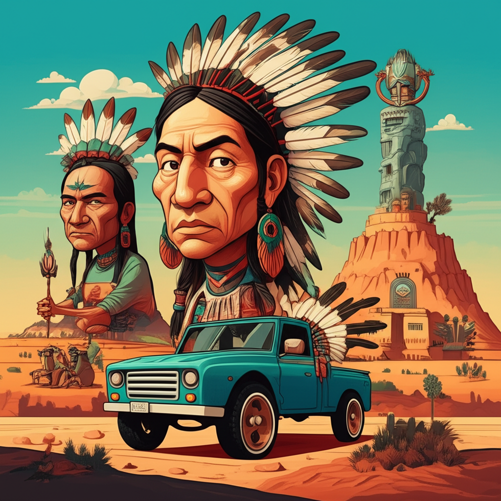 Echoes of Thunderbird: Whispers from the Pueblo Mesa