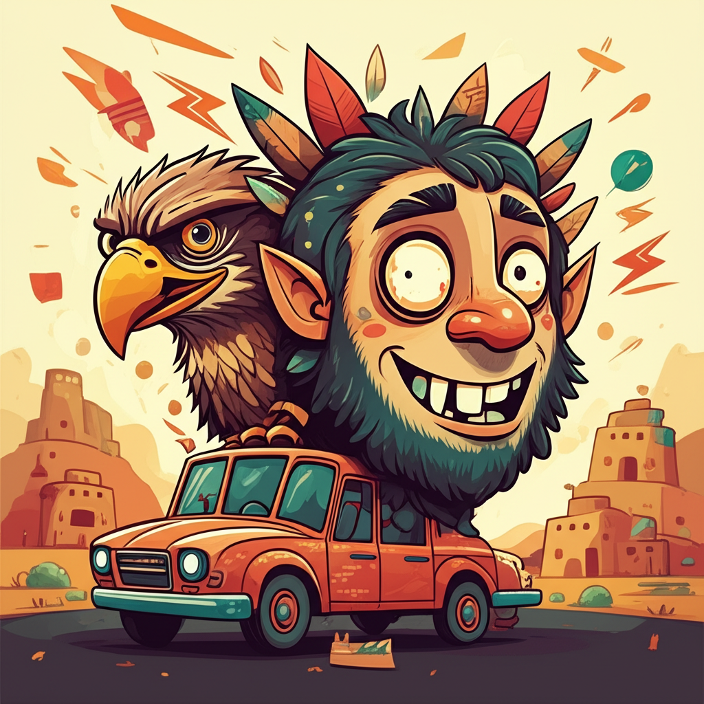 Echoes on the Wind: Thunderbird, Wendigo, and the Pueblo Mesa