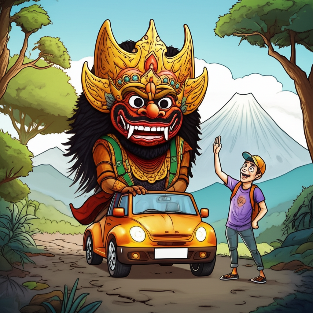 Encounter with the Barong of Gunung Tangkuban Perahu