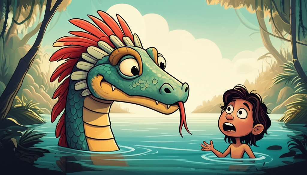 Encounter with the Feathered Serpent of Cenotes