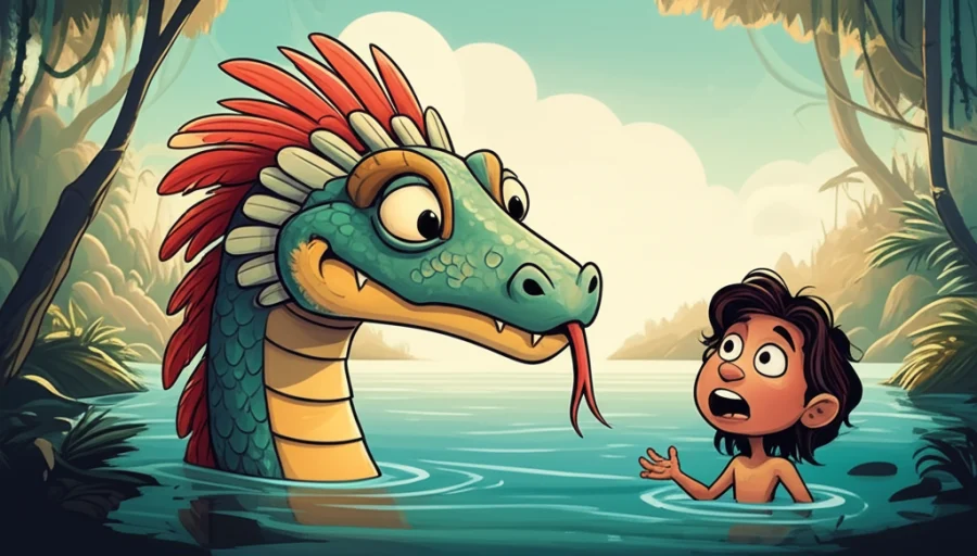 Encounter with the Feathered Serpent of Cenotes