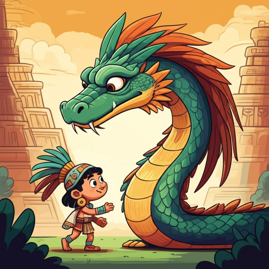Encounter with the Feathered Serpent of Tenochtitlan