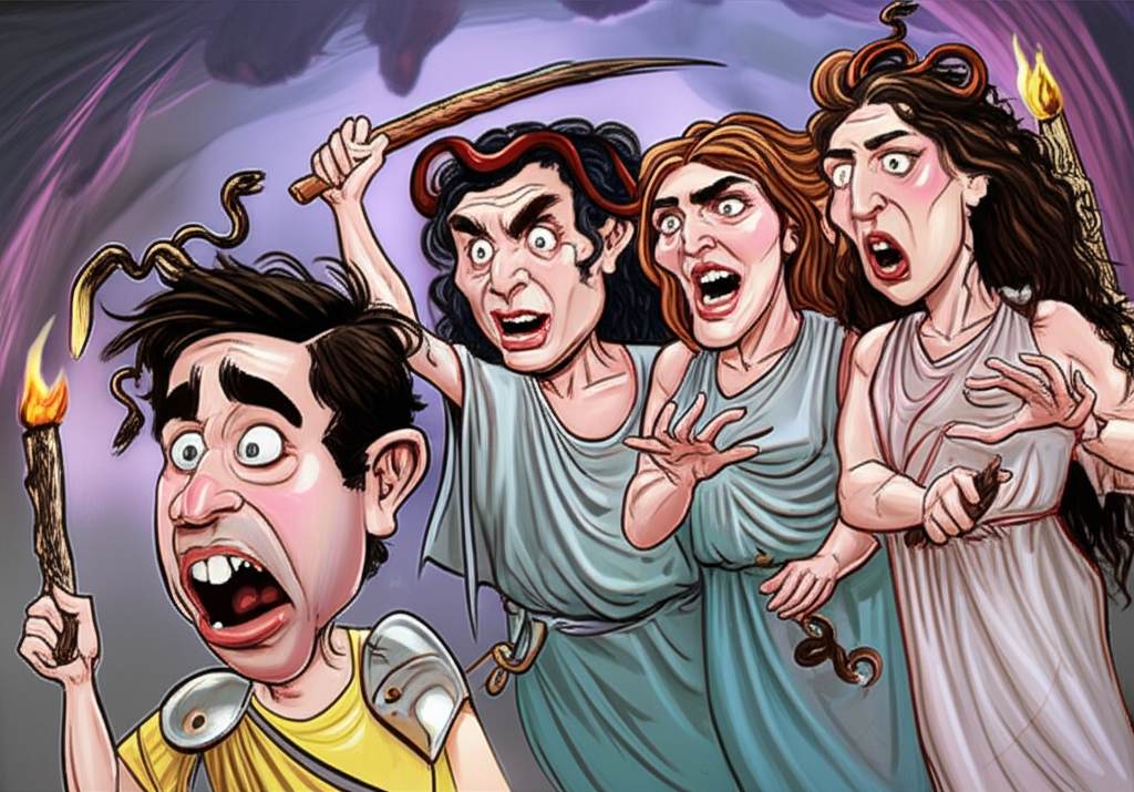 Encounter with the Furies of Tiber: A Tale from Ancient Rome