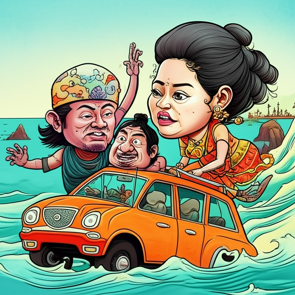 Encounter with the Leak of Pantai Selatan: A Retelling of a Javanese Legend
