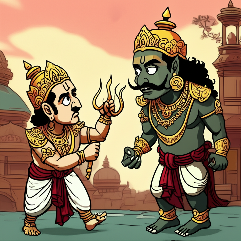 Encounter with the Rakshasa of Ayodhya: A Tale from Ancient India
