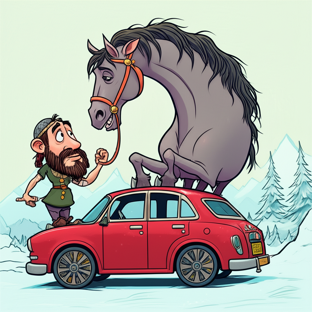 Encounter with the Sleipnir of Jotunheim