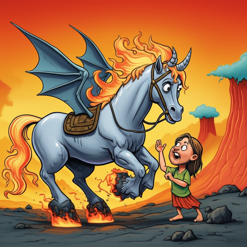 Encounter with the Sleipnir of Muspelheim