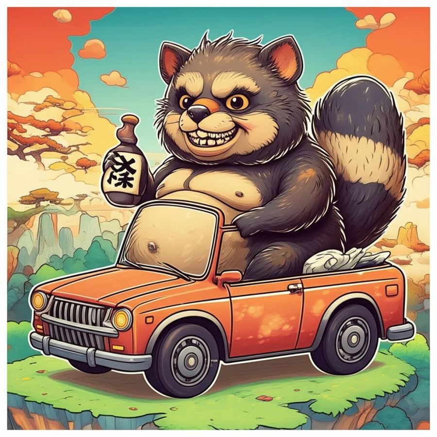 Encounter with the Tanuki of Takama-ga-hara: A Journey into Japanese Folklore