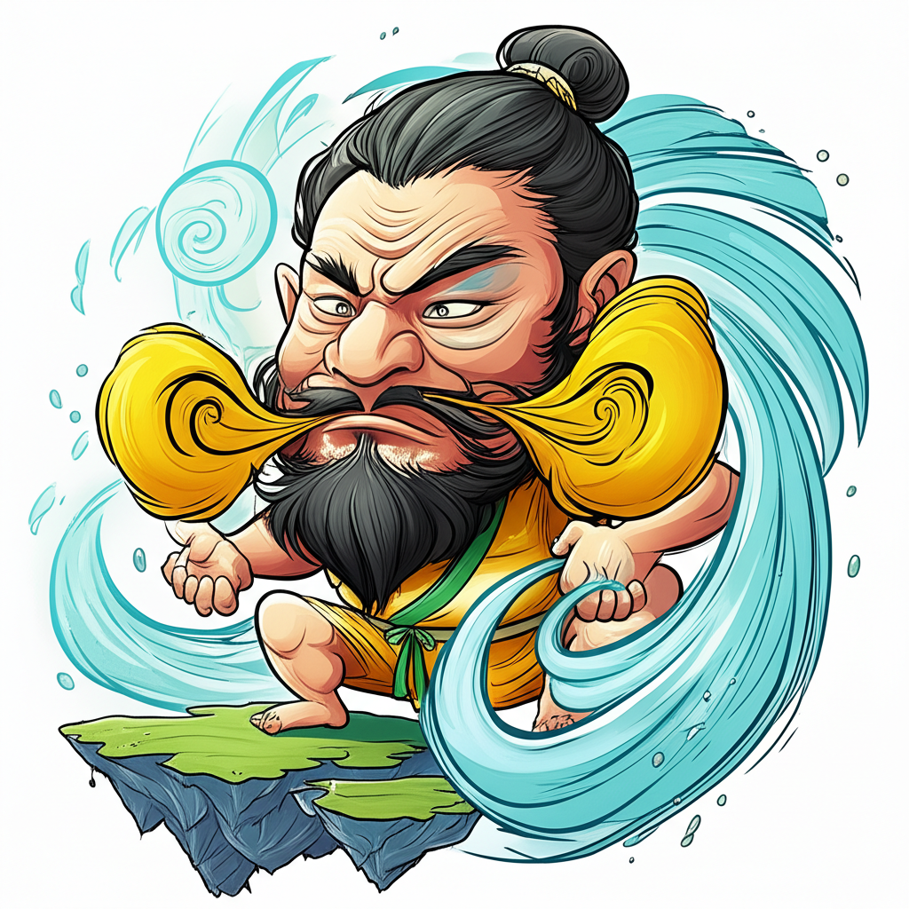 Fujin and the Trial of Creation of the Islands