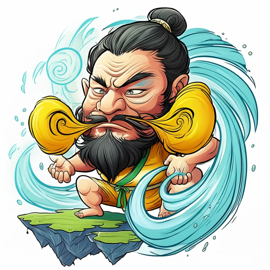 Fujin and the Trial of Creation of the Islands