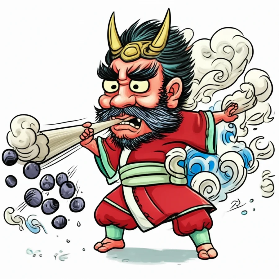 Fujin and the War of Setsubun: A Tale Whispered on the Wind