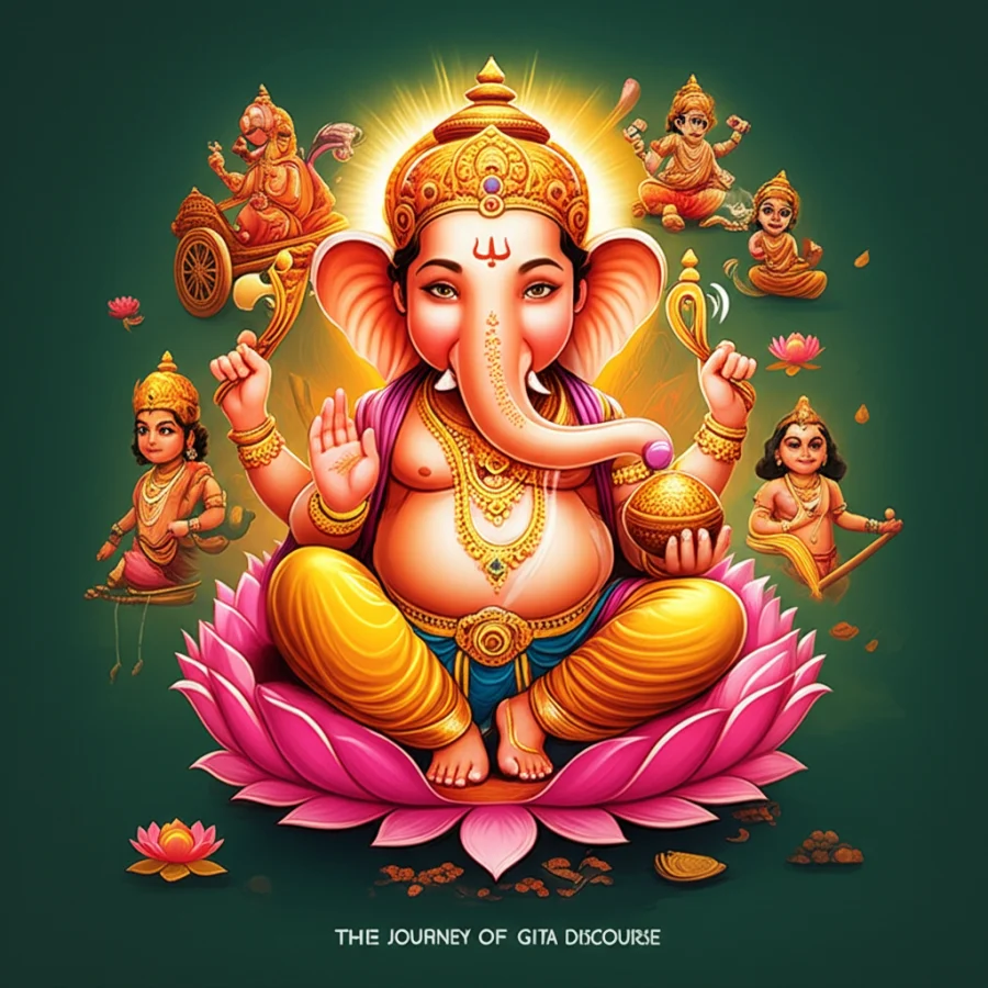 Ganesha and the Journey of Gita Discourse