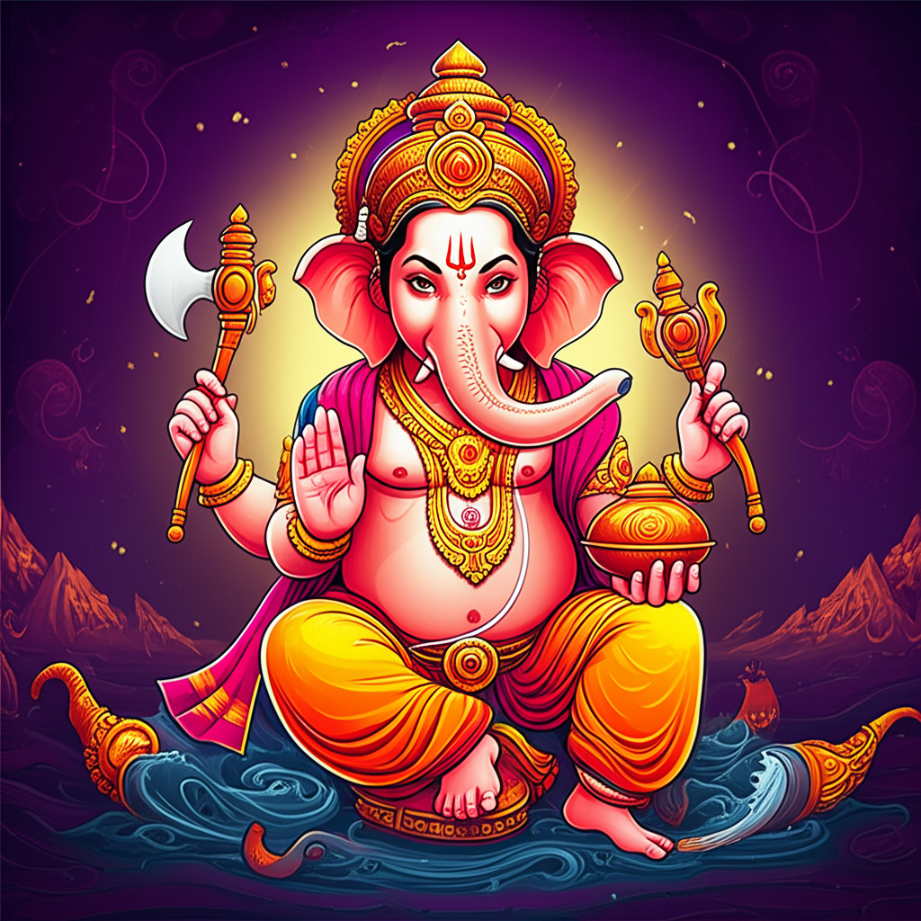 Ganesha and the War of Samudra Manthan