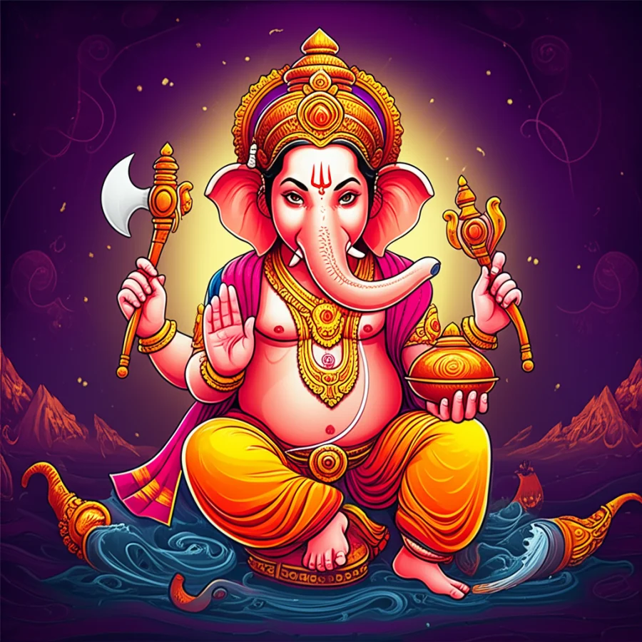 Ganesha and the War of Samudra Manthan