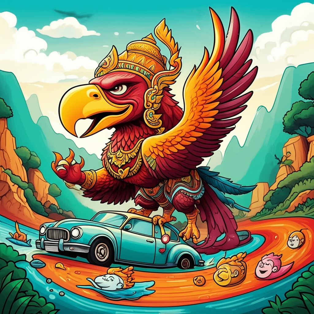Garuda and the River of Souls: A Journey Through Ancient Lore