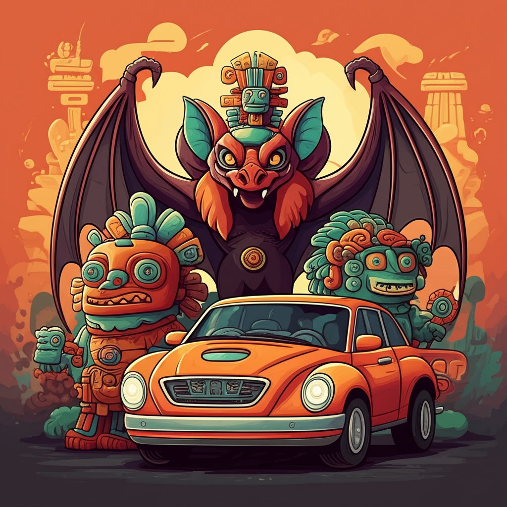 Guardians of Tenochtitlan: The Shadowed Wings of Camazotz