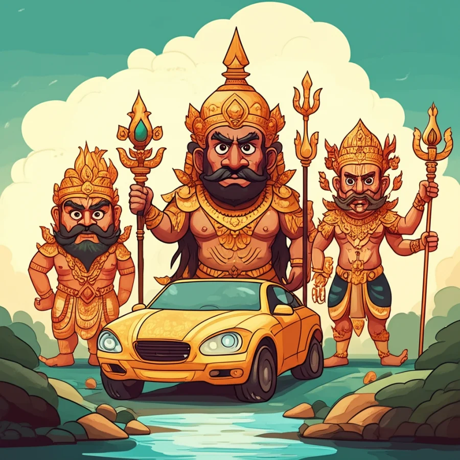 Guardians of the Sacred Flow: The Mythical Yaksha of the Ganga