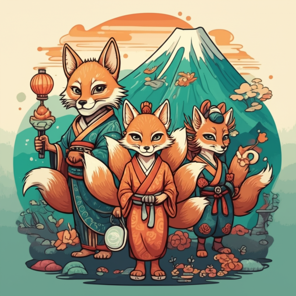 Guardians of the Sacred Peak: Whispers of the Kitsune on Mount Fuji