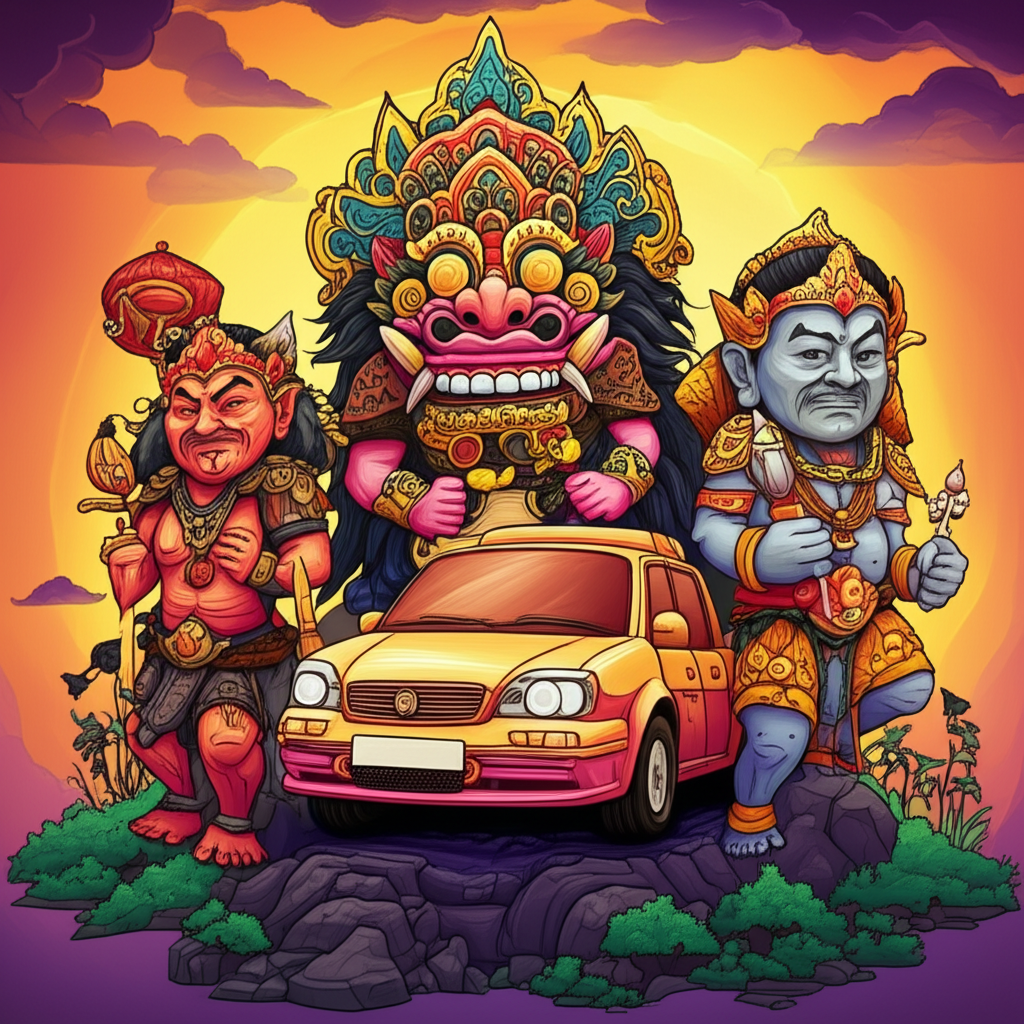 Guardians of the Smoking Peak: The Whispers of the Barong at Gunung Tangkuban Perahu