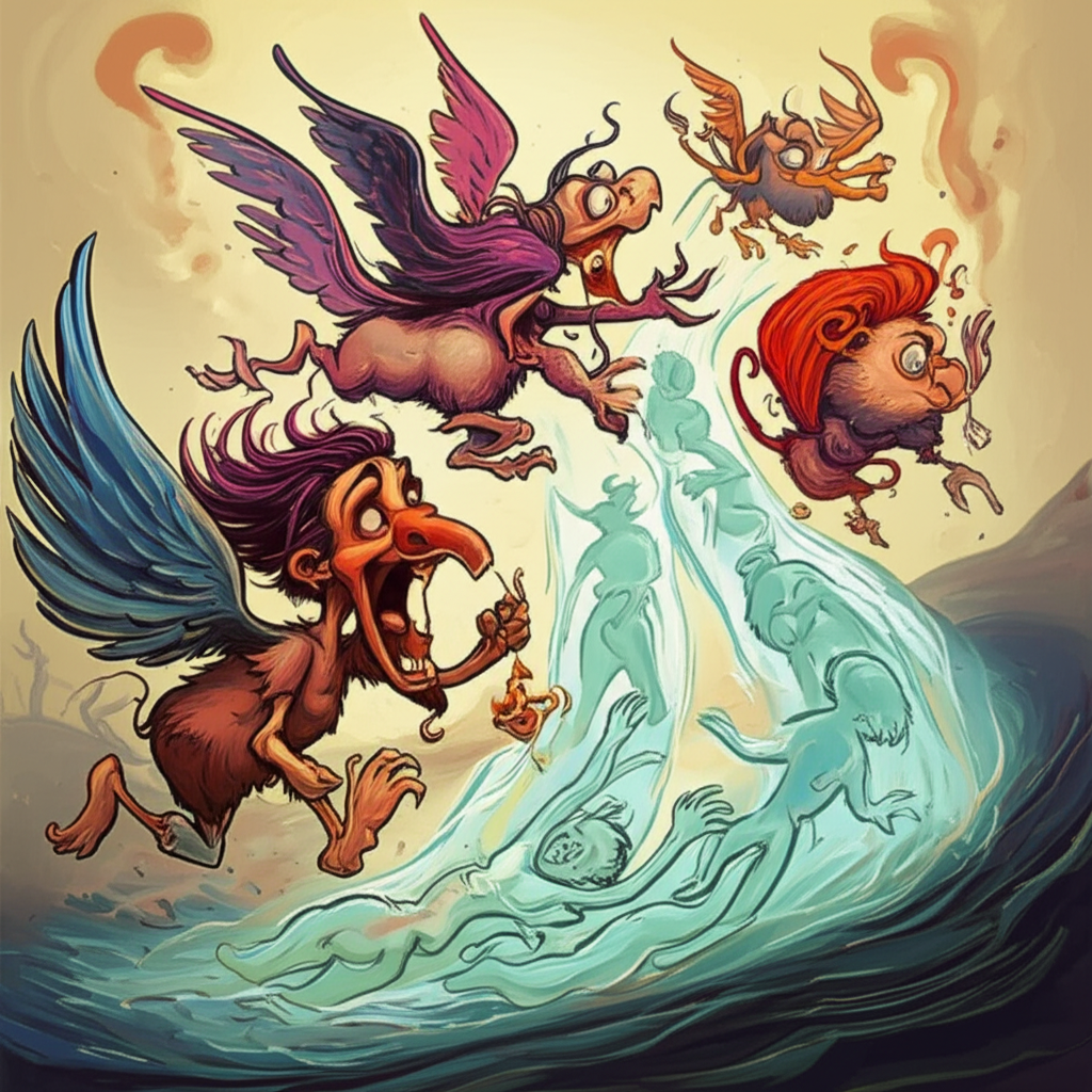 Harpies and the River of Souls: A Myth from Ancient Greece