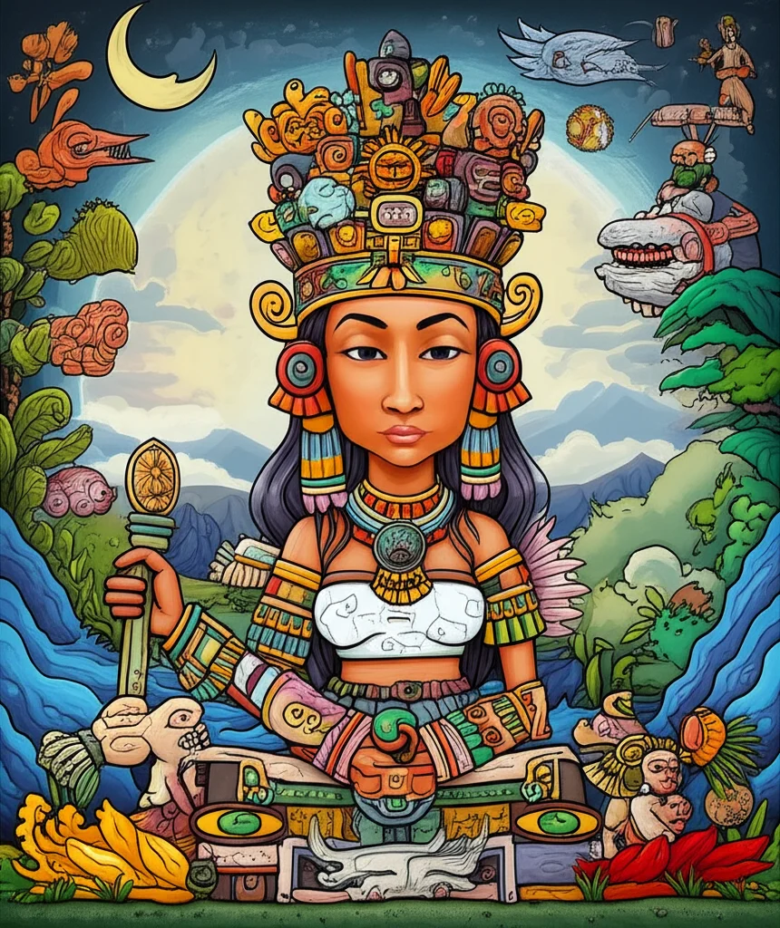 Ix Chel and the Oath of Five Suns Cosmogony: A Tale from the Ancient Maya