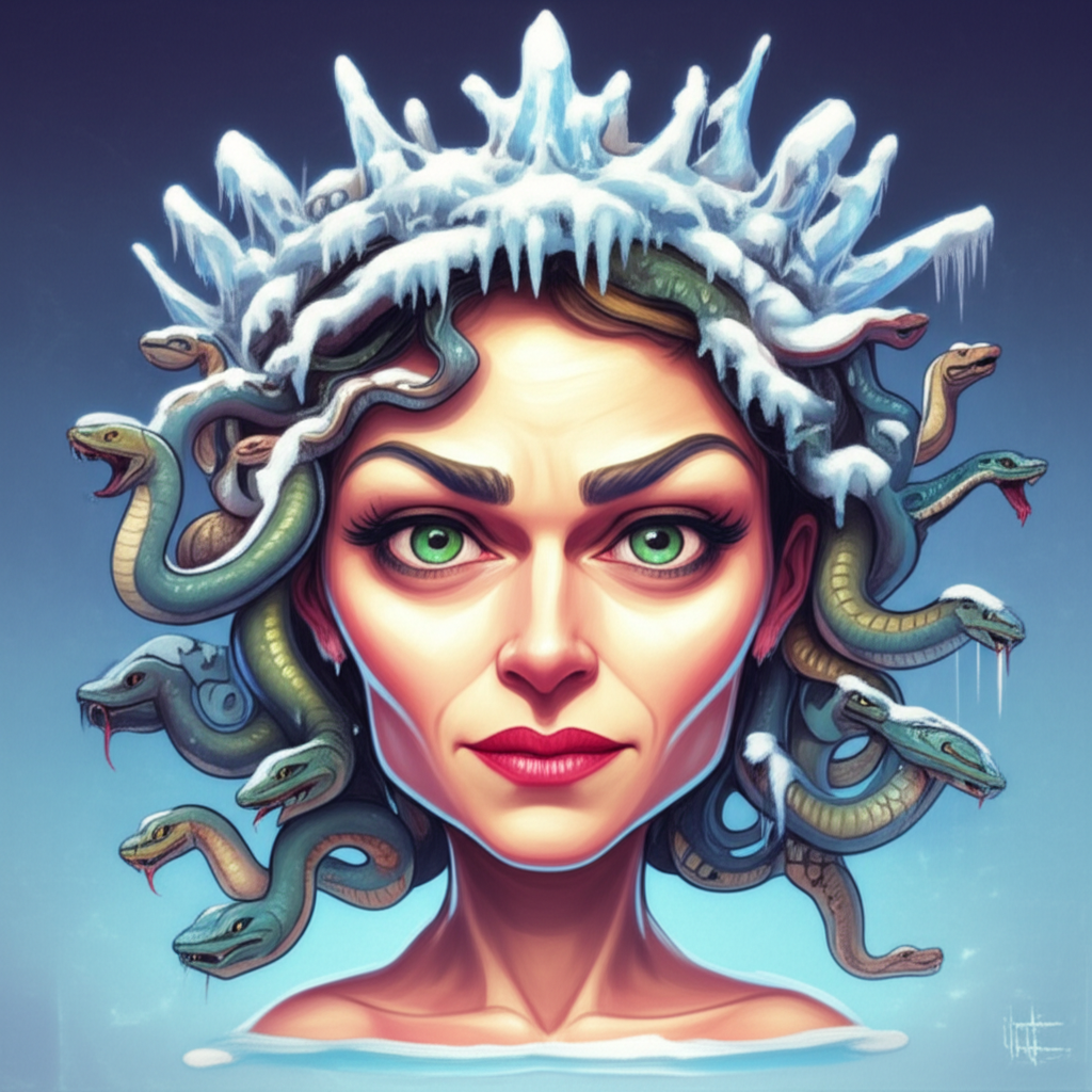 Medusa and the Crown of Winter: A Tapestry of Ancient Imagination
