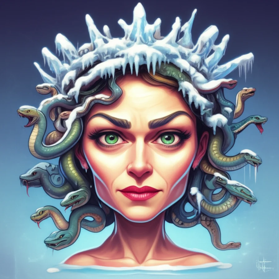 Medusa and the Crown of Winter: A Tapestry of Ancient Imagination