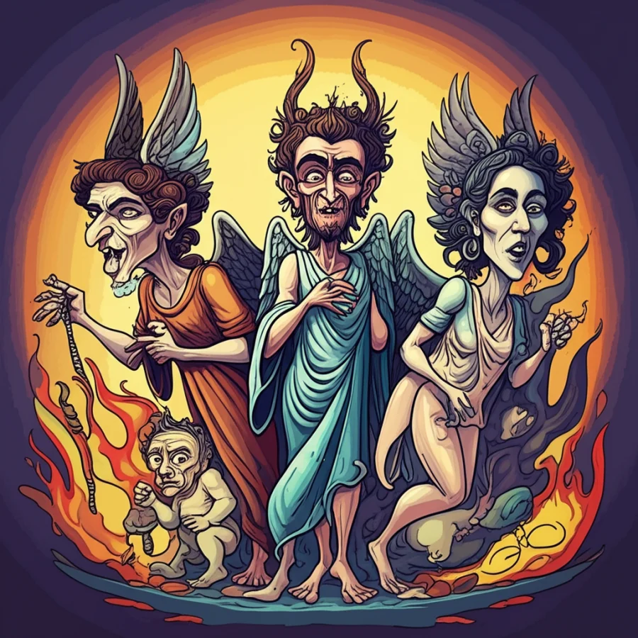 Myth of the Harpies of Hades (Underworld)