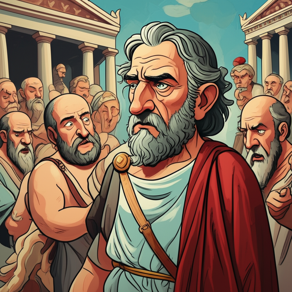 Odysseus and the Trial of Athens: A Tale of Wits and the Unseen