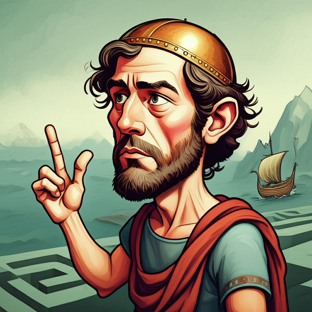 Oedipus and the Voyage of Knossos: A Mythical Journey of Fate and Atonement