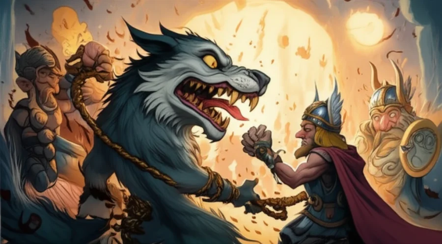 The Binding of Fenrir: A Prophecy Woven into the Roots of Yggdrasil