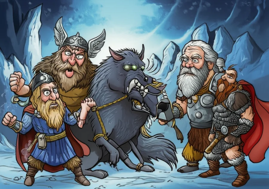 The Binding of Fenrir: A Whispered Prophecy from the Shadow of Niflheim