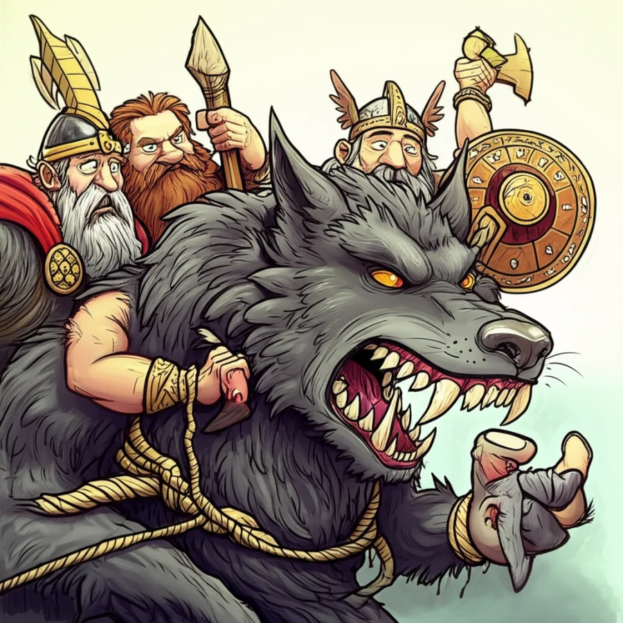 The Binding of Fenrir: Echoes from the Norse Sagas