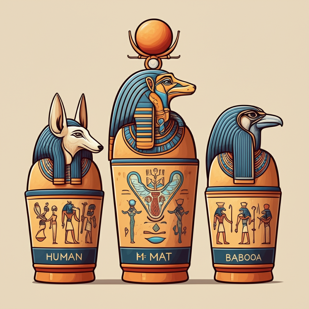 The Canopic Jars: Echoes of Maat’s Balance