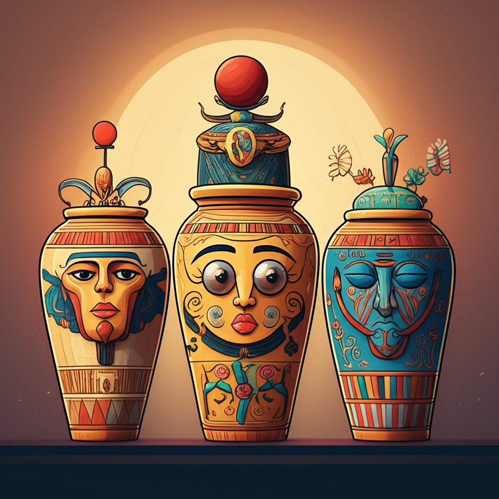 The Canopic Jars: Echoes of an Ancient Sun and Story